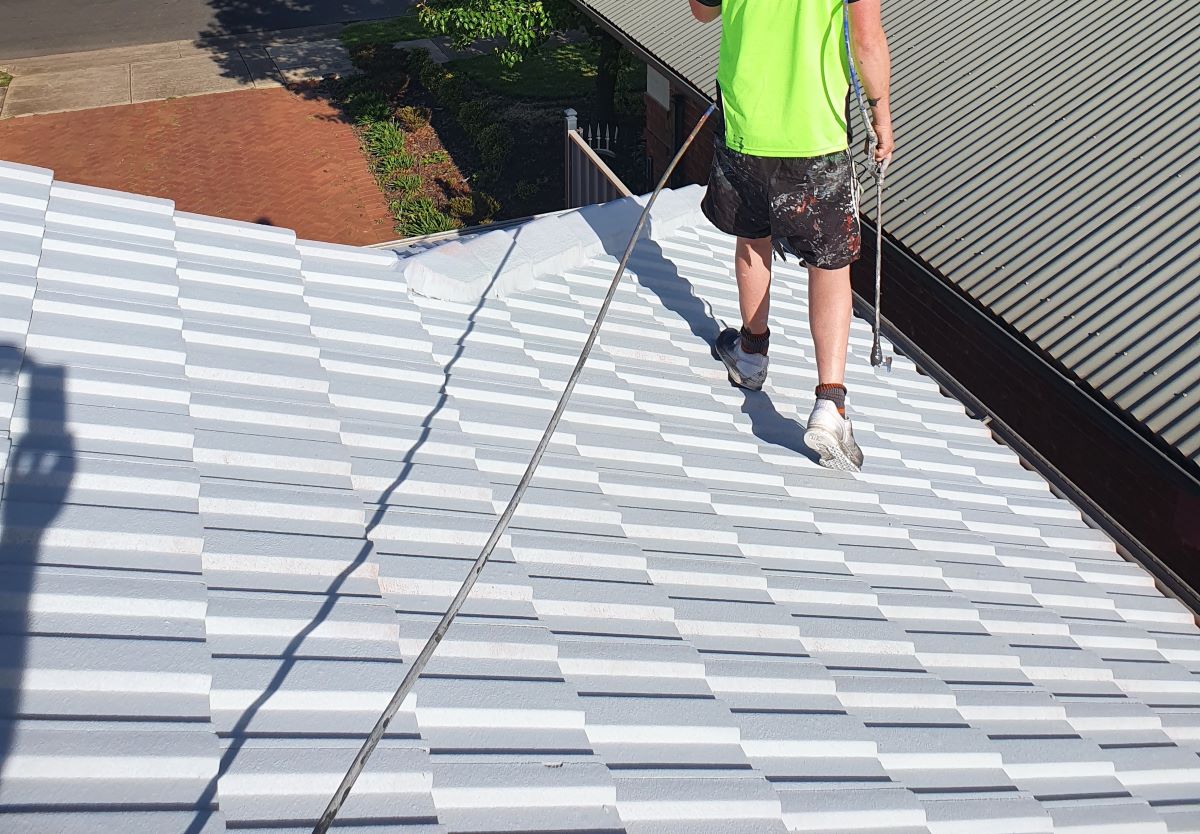 heat reflective roof paint preparation